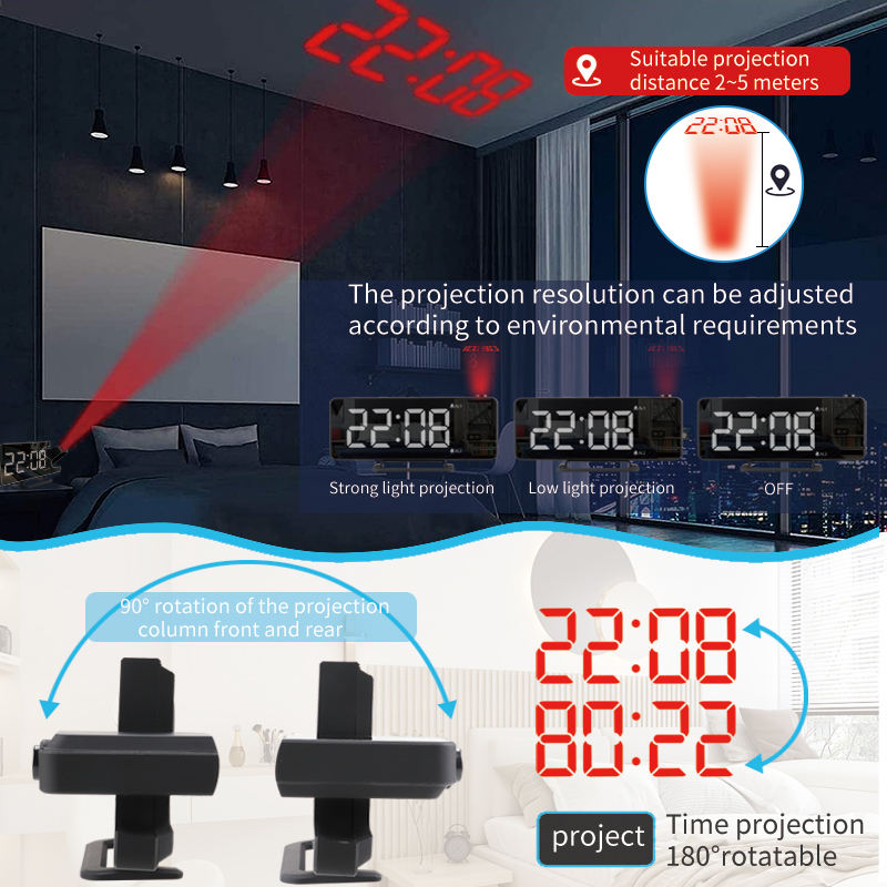 Projection + Table Clock (Version 2.0)